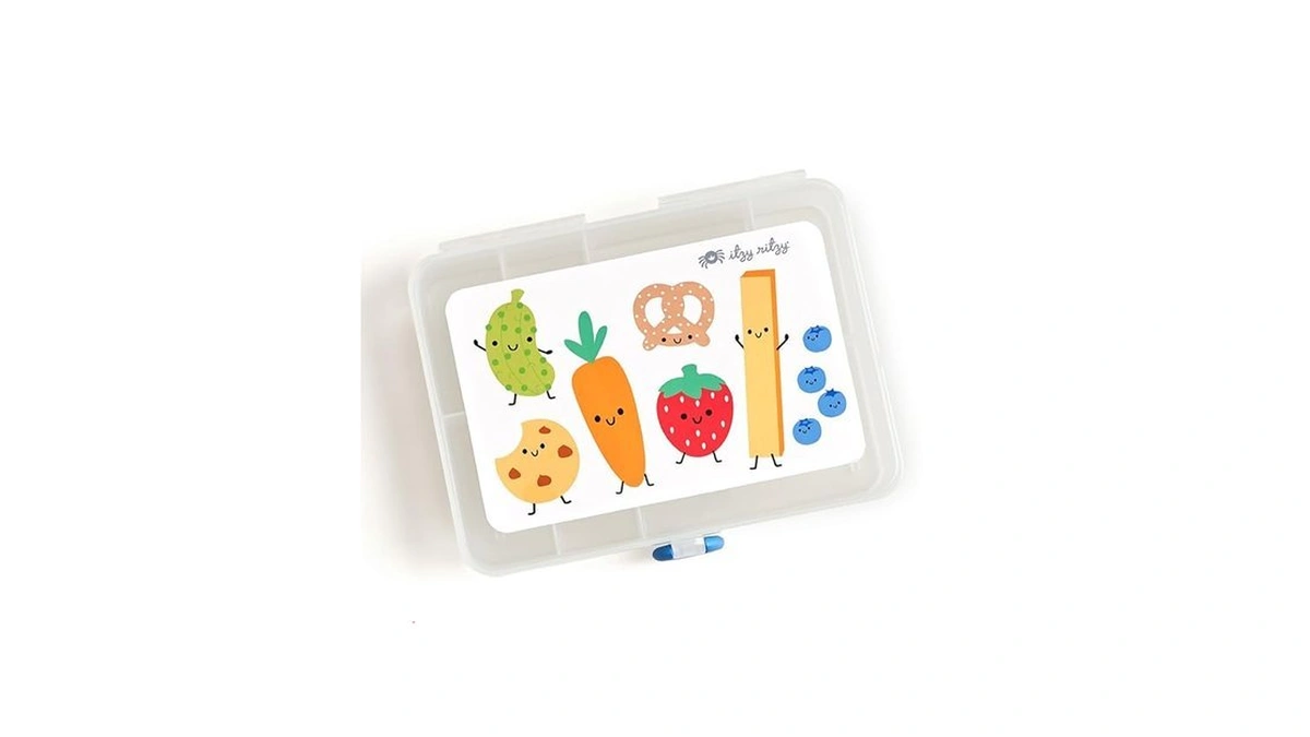 Itzy Ritzy Divided Snack Box – Bpa-free Travel Snack Container