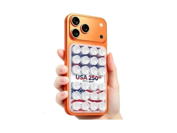 Anteel [250th Anniversary Usa] [1776-2026] Silicone Suction Phone Case Adhesive