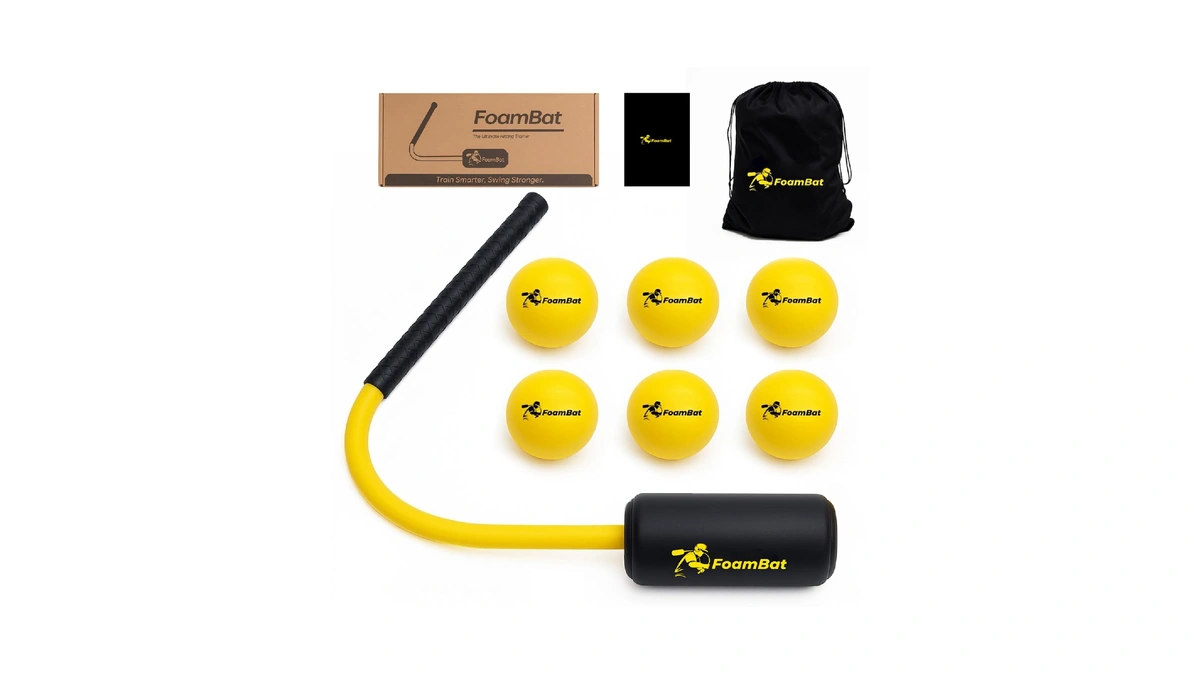 Foambat Baseball & Softball Rope Swing Trainer, 2026 Upgraded High-density