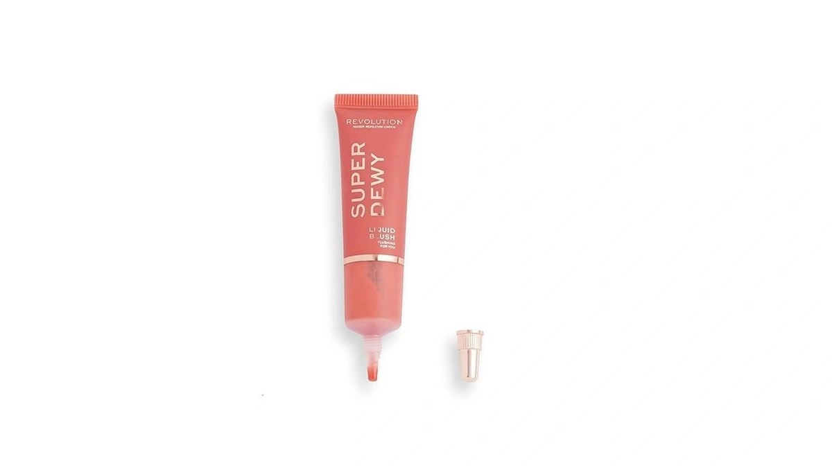 Revolution, Superdewy Liquid Blush, Richly Pigmented & Buildable, Blendable Formula,