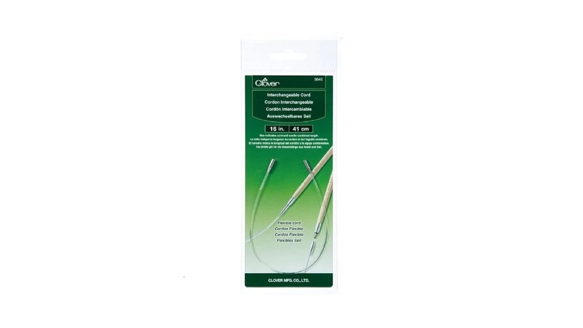 Clover Needlecraft Clover 3645 Needlecraft Interchangeable Cord, 16"