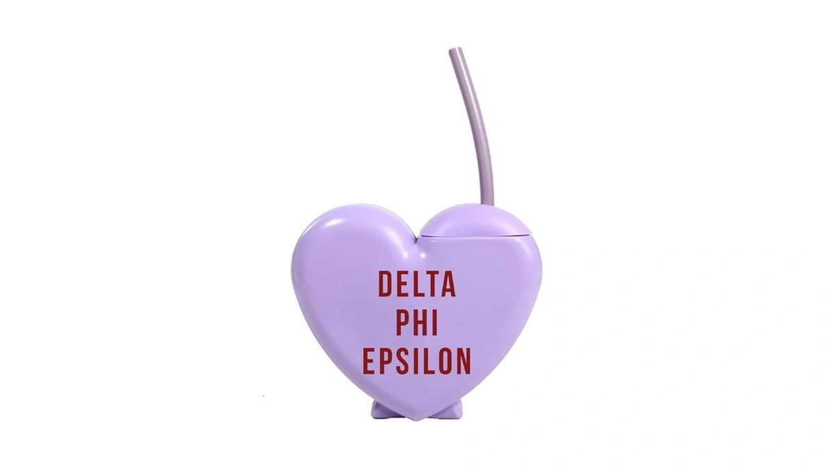 Sorority Shop Delta Phi Epsilon Tumbler With Straw - Candy