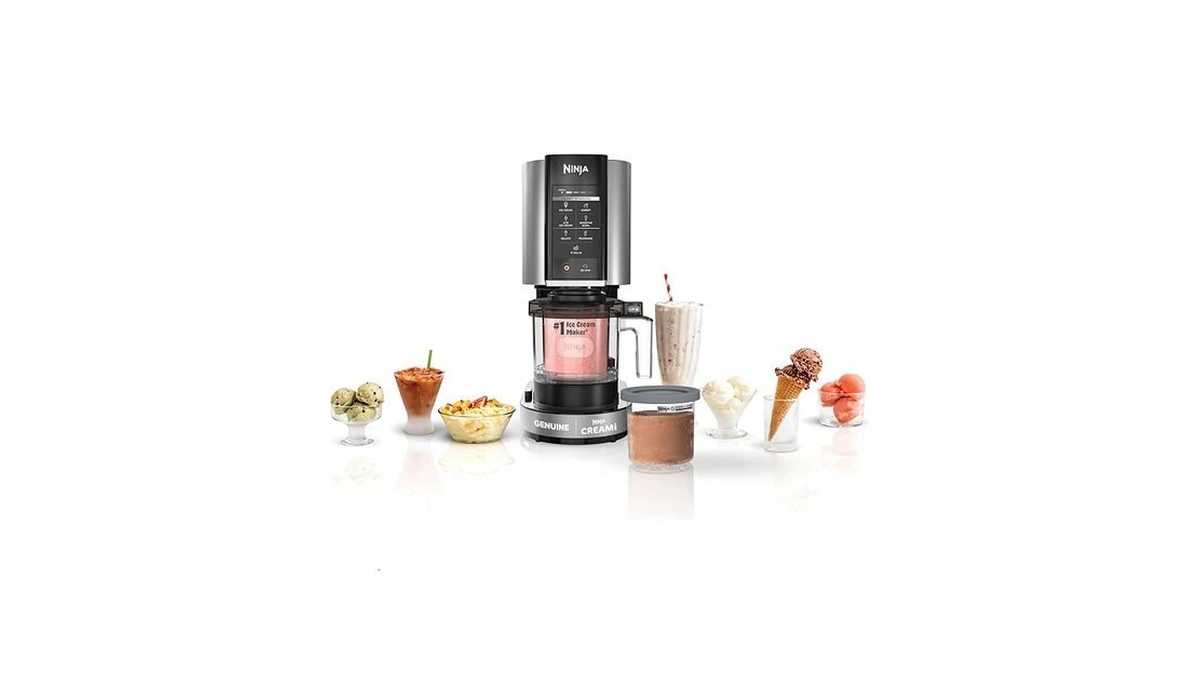 Ninja Nc301 Creami Ice Cream Maker, For Gelato, Mix-ins, Milkshakes,