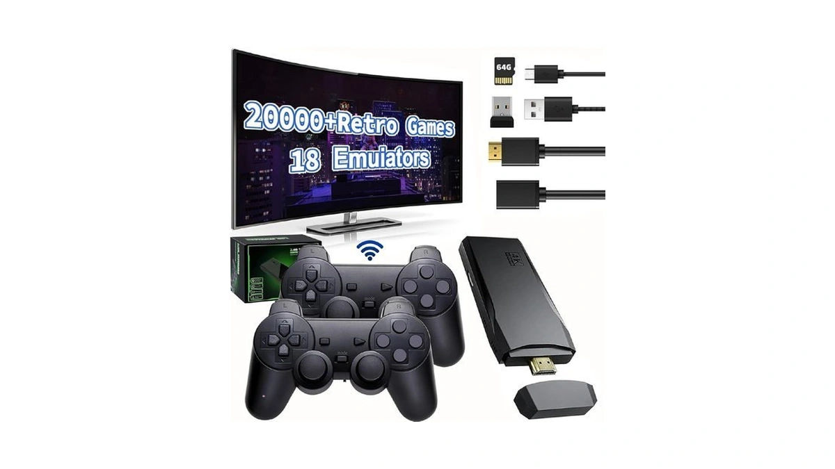 Gamingboy Wireless Retro Game Console Stick Built-in 18 Emulators And