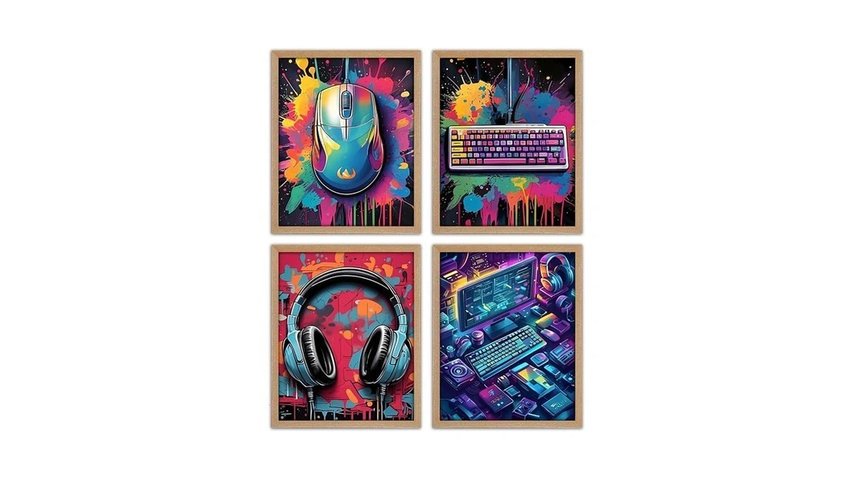 Video Game Wall Art Posters Prints For Boys Room Dorm