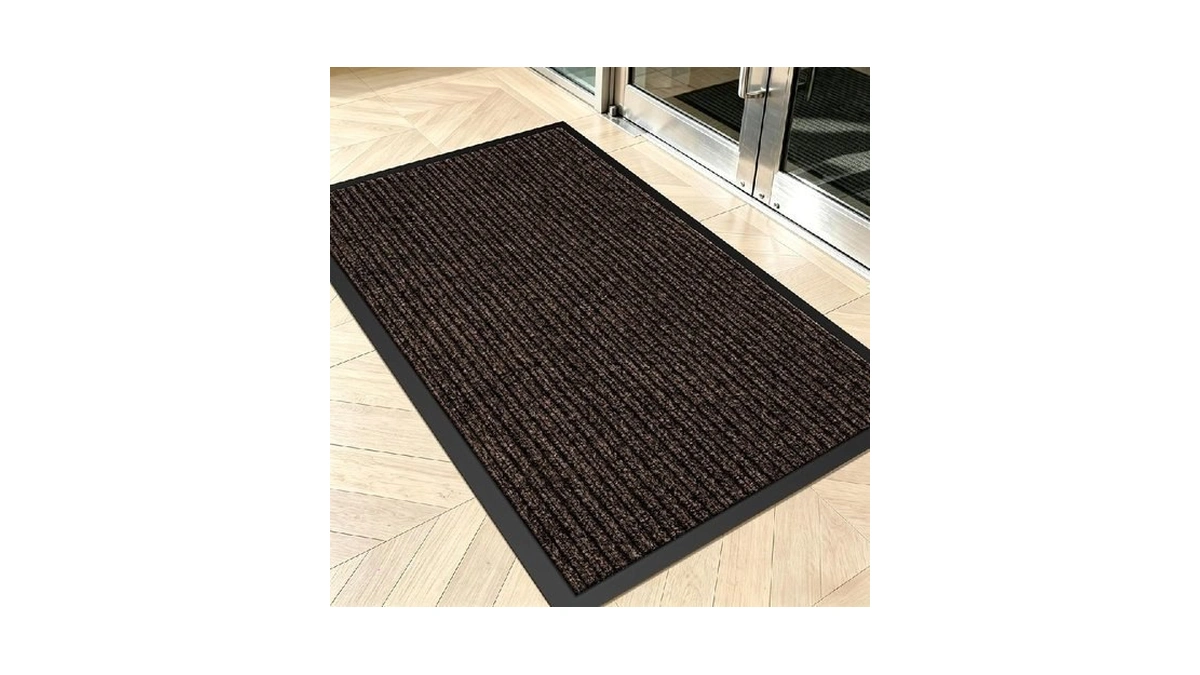 Commercial Floor Mat Non-slip Waterproof, 29"x17" Front Door Mat For