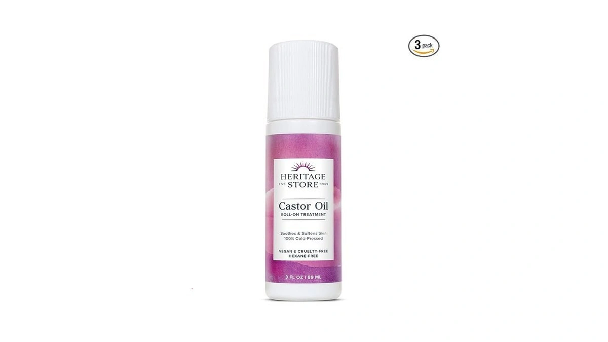 Heritage Store Castor Oil Roll On Nourishing Treatment - Targeted