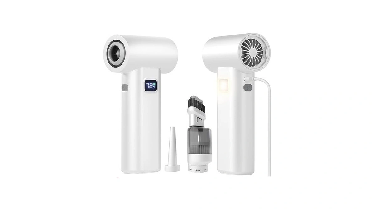 Handheld Turbo Fan Rechargeable, 80000 Rpm Personal Cooler With 100-speed,