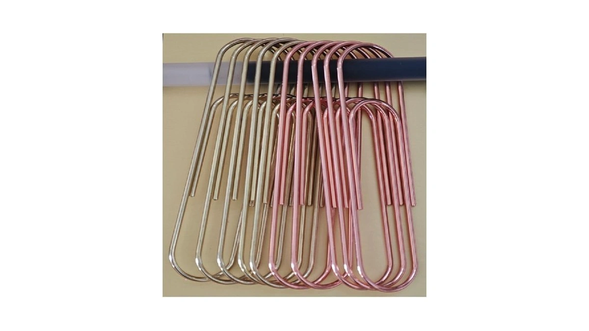 10-pack Jumbo Paper Clips – 4” Giant Decorative Metal Paperclips,