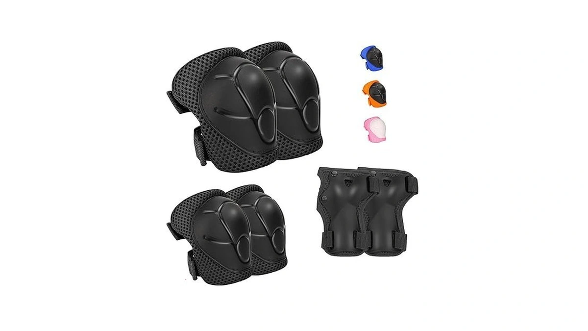 Kids Protective Gear Set - Knee Pads Elbow Pads With