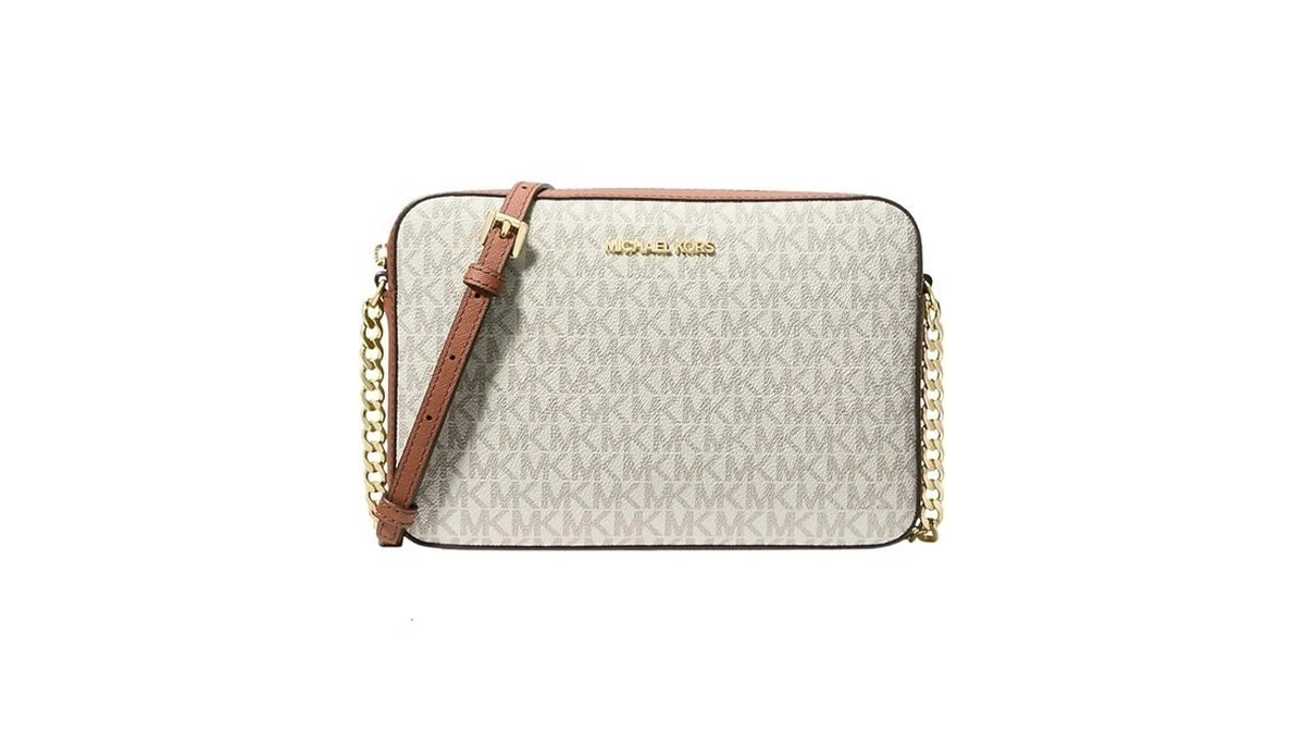 Michael Kors Jet Set Large Crossbody, Gold-tone Hardware/vanilla, One Size