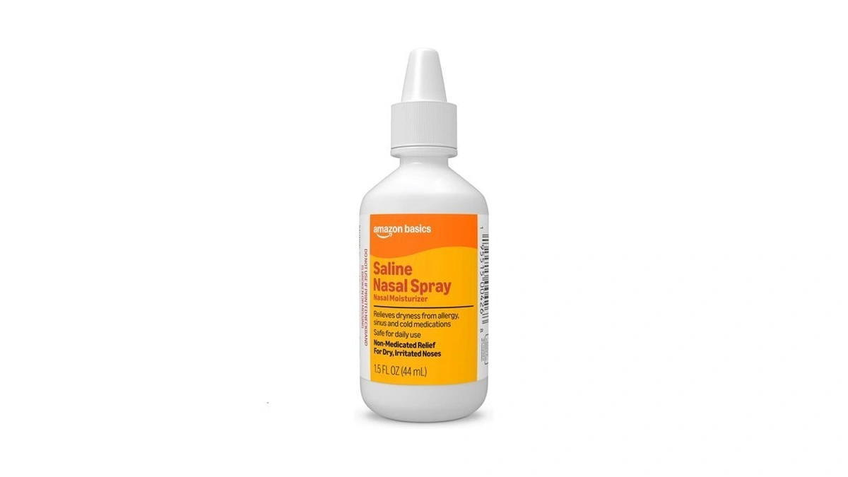 Amazon Basics Saline Nasal Moisturizing Spray, 1.5 Fl Oz (pack