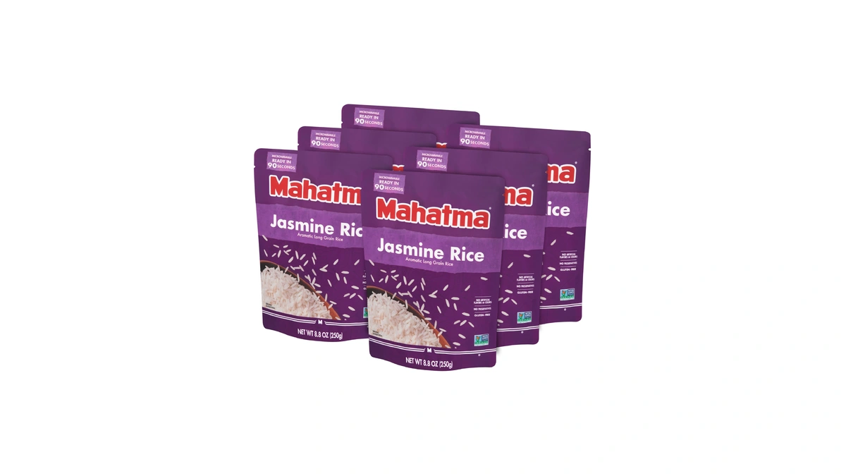 Mahatma Ready To Heat Jasmine Rice, Precooked Rice, Microwaveable In