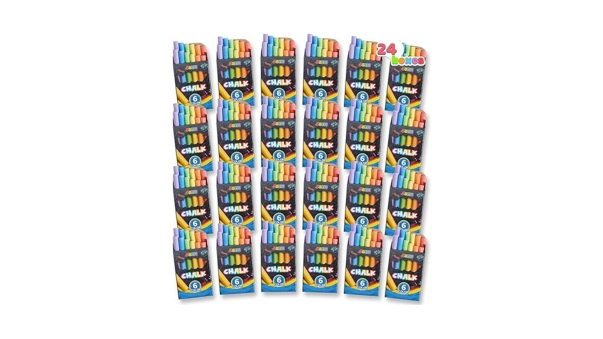 Joyin 288 Counts Mini Chalk Set For Kids, Non-toxic Chalks