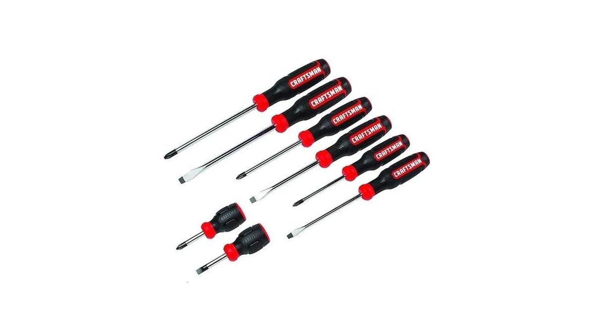 Craftsman Screwdriver Set, Bi-material, 8 Piece Set (cmht65075n)