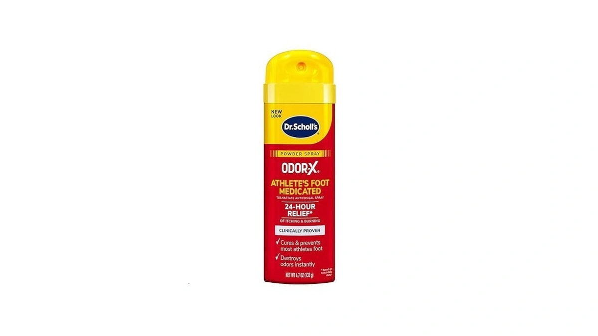 Dr. Scholl's Odor-x Athlete's Foot Medicated Powder Spray, 4.7 Oz