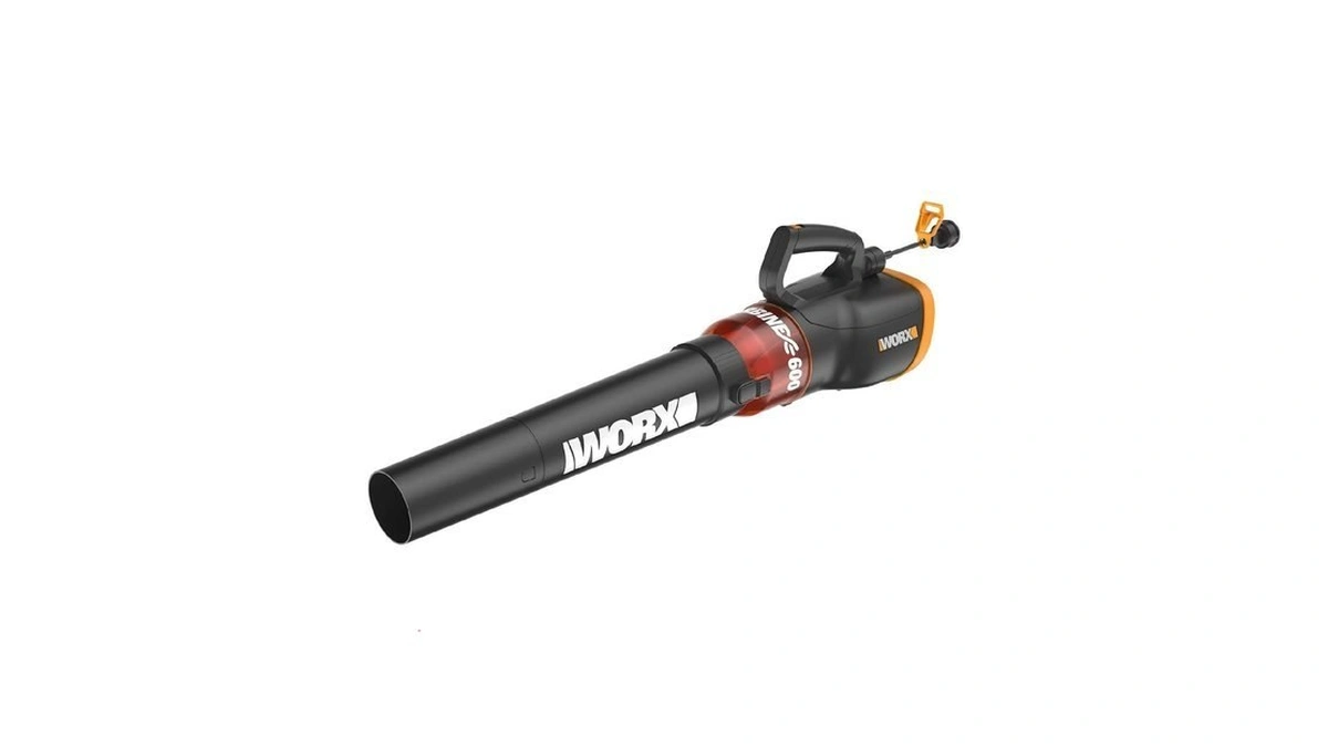 Worx 12 Amp Electric Leaf Blower, Turbine Blower For Lawn