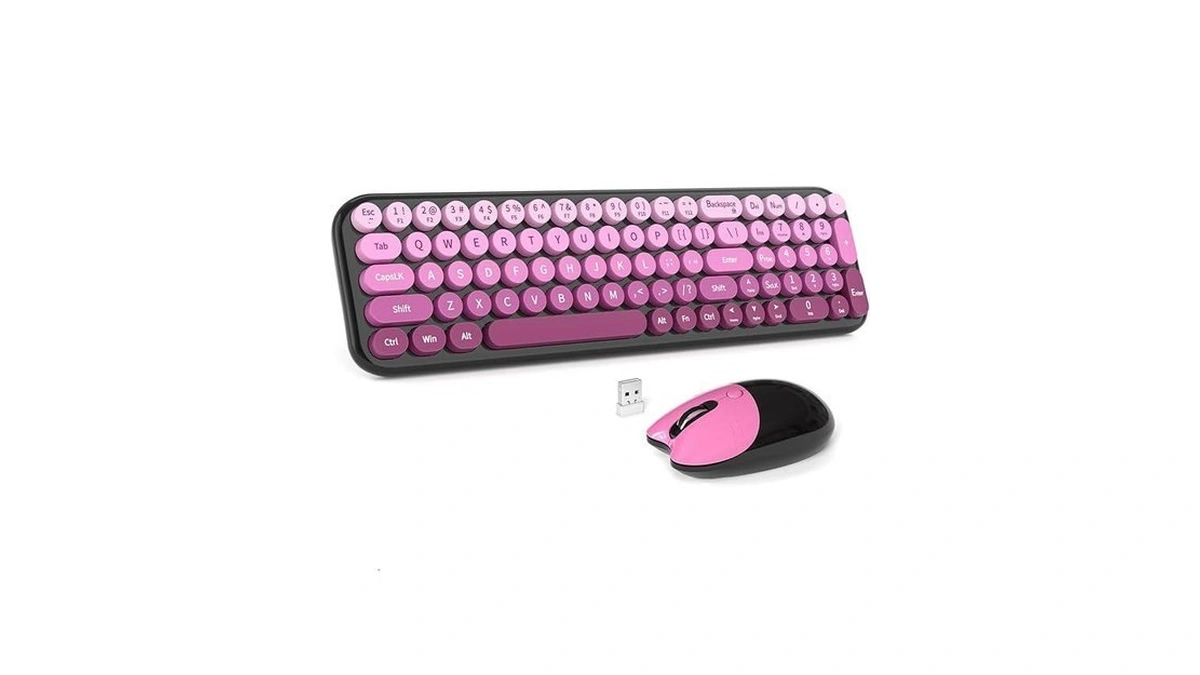 Mofii Wireless Keyboard And Mouse Combo, Compact Small Keyboard With