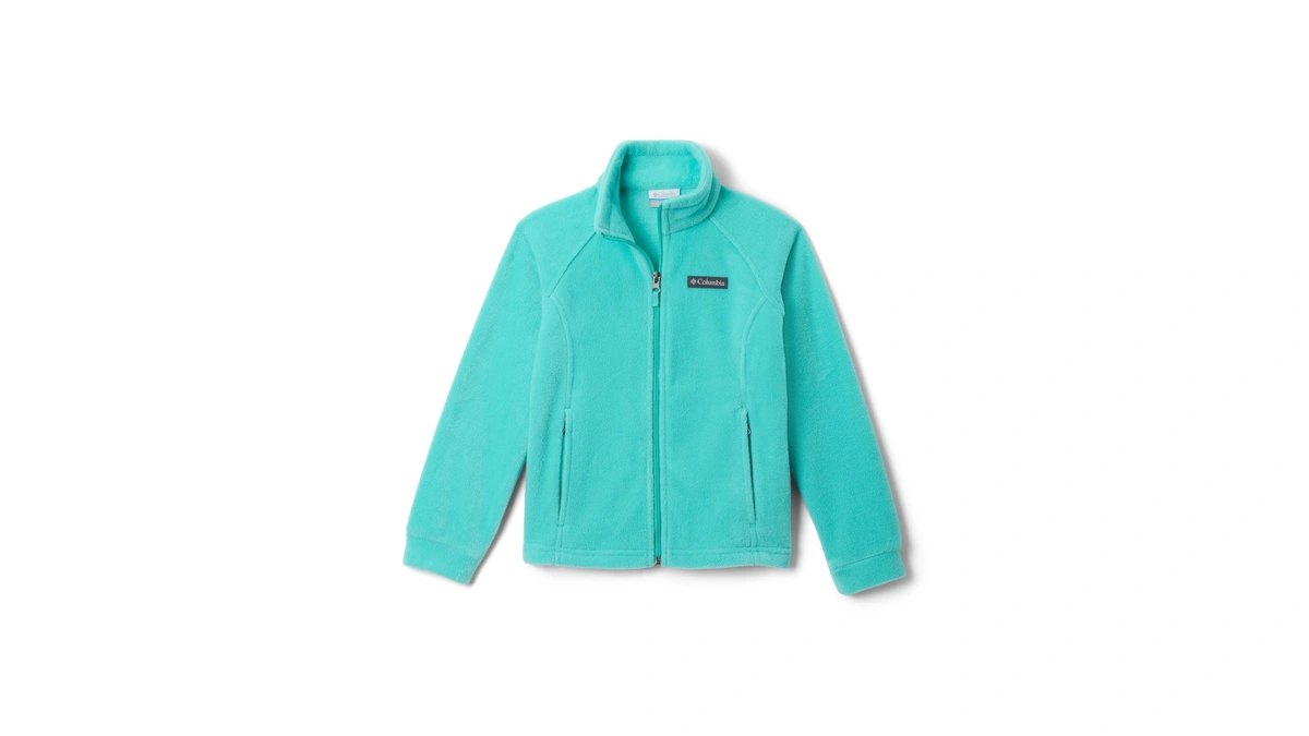 Columbia Youth Girls Benton Springs Fleece Jacket, Dolphin, Xx-small