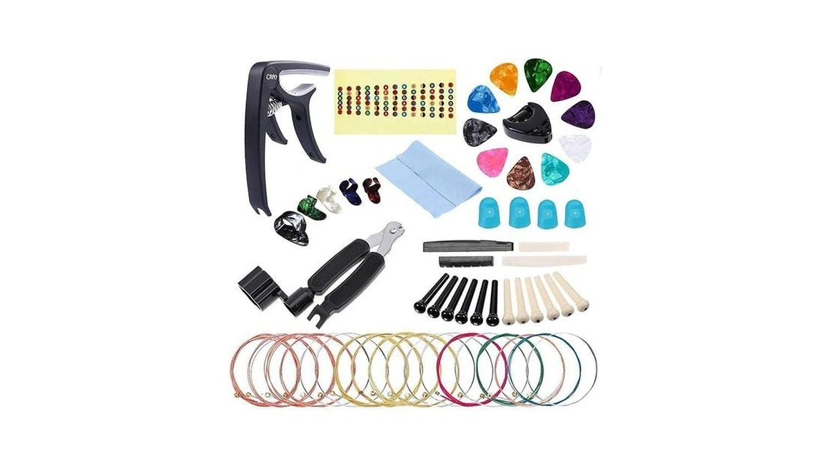 Rimlufe Acoustic Guitar Strings Acoustic Set Music Accessories Replacement Kit