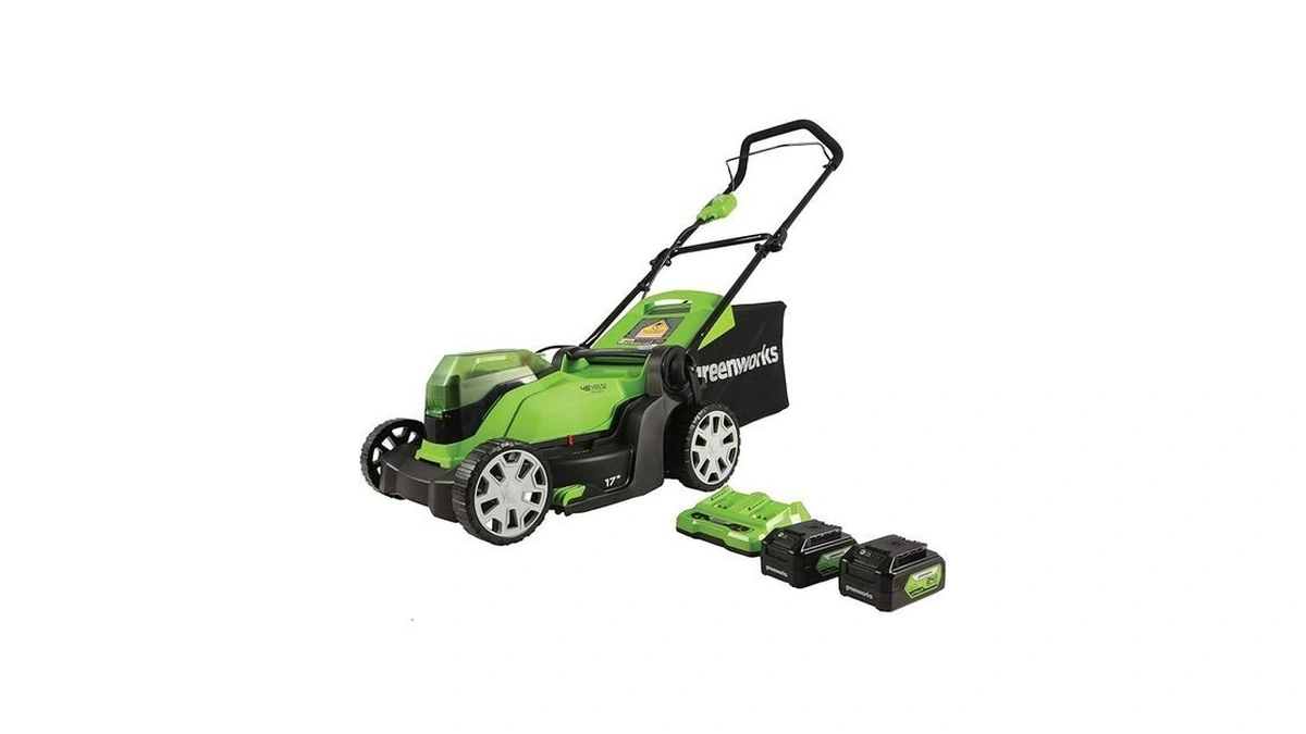 Greenworks 48v (24v X 2) 17" Cordless (push) Lawn Mower