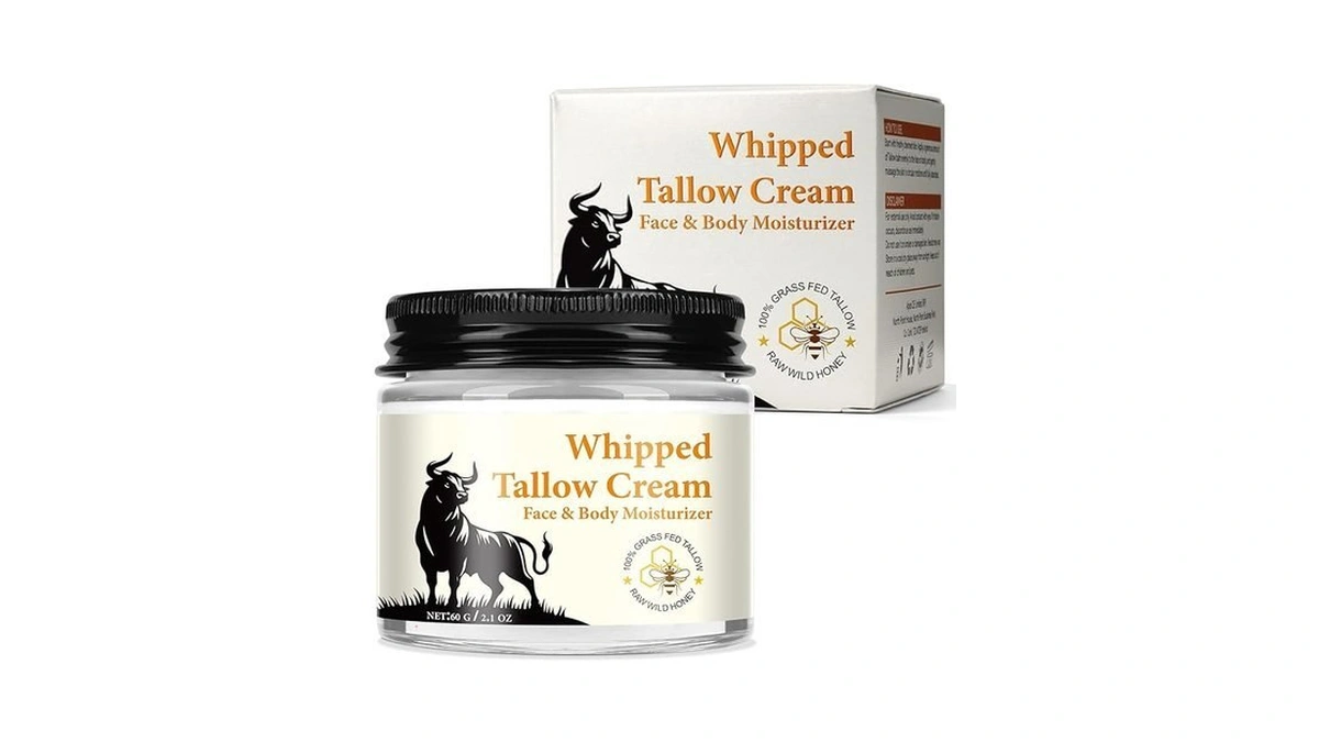 Beef Tallow And Honey Cream For Skin, Moisturizer Creams, Whipped