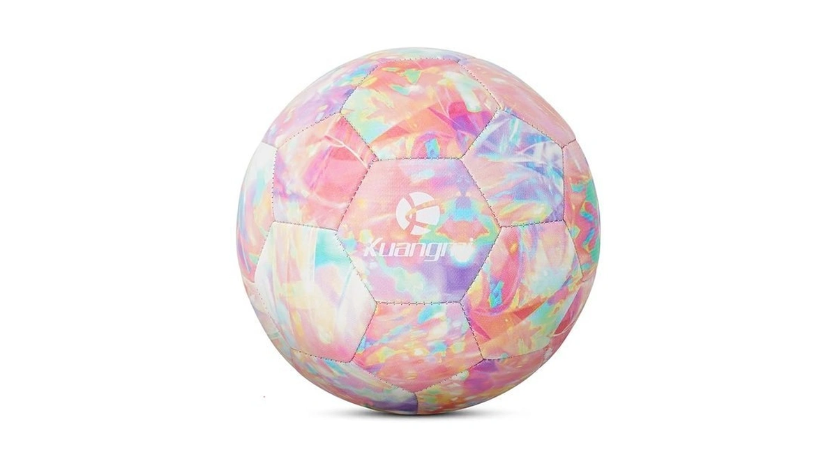 Kuangmi Soccer Ball, Official Size 5 Match Ball, Youth &