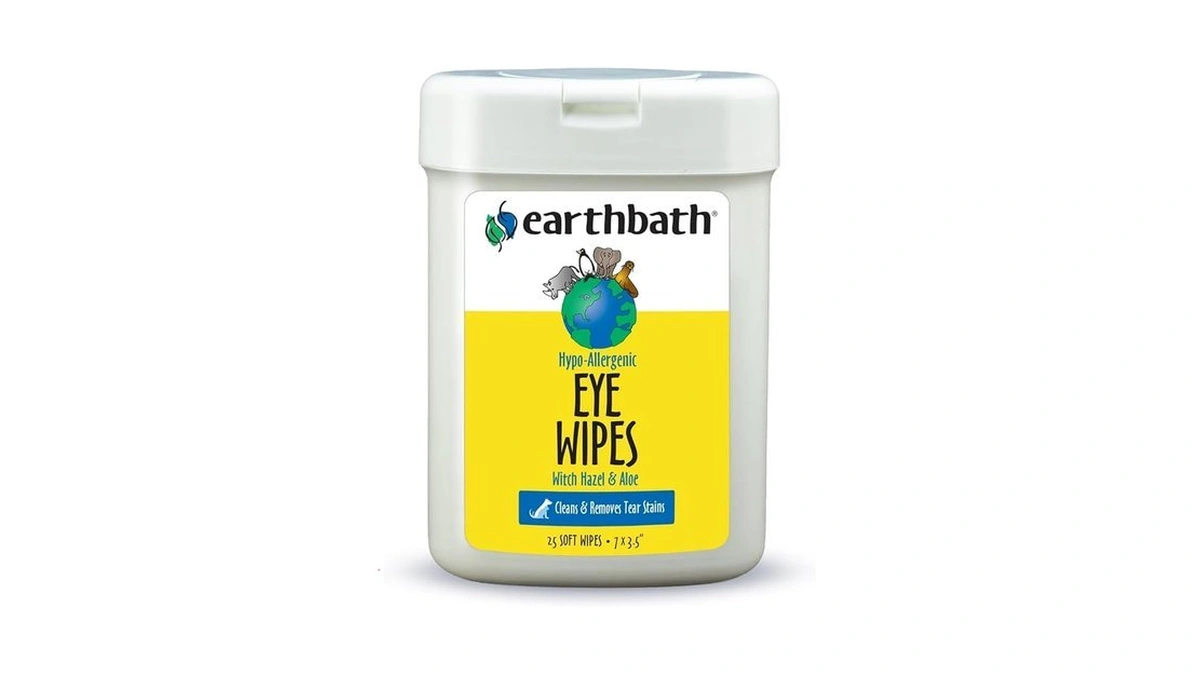 Earthbath, Hypo-allergenic Dog Eye Wipes - Fragrance Free Tear Stain