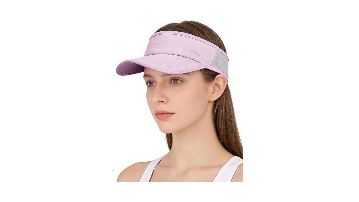 Gxcror Sports Sun Visor Hat Men Women, Lightweight Breathable Quick-dry