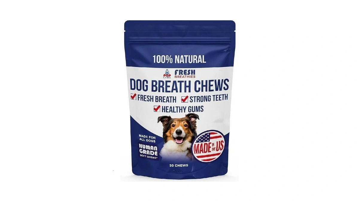 Pup Labs Fresh Breathies, All-natural Dental Chews For Dogs, Dog