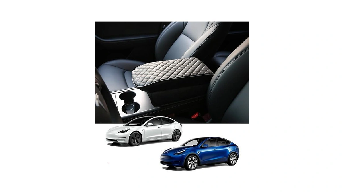 Tesheer For Tesla Armrest Cover For Model 3 Armrest Cover