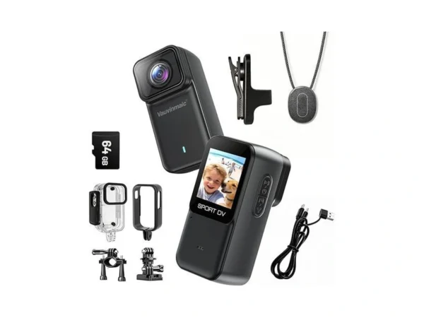 4k Body Camera With Wifi, Pov Action Cam For Motorcycling