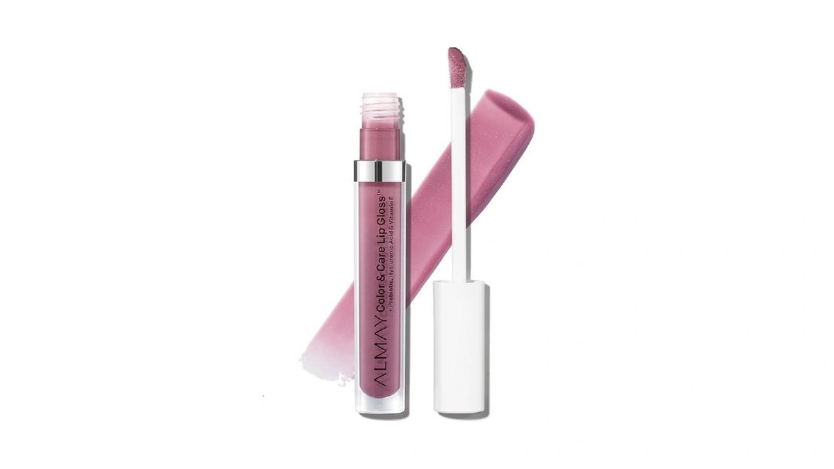 Almay Color & Care Hydrating Lip Gloss, Soft Natural Hues,