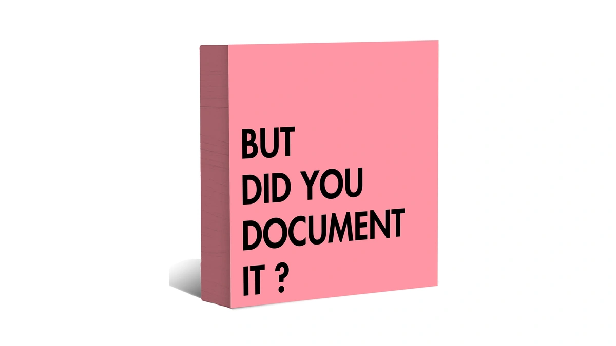 But Did You Document It Office Decor Wooden Box Sign,