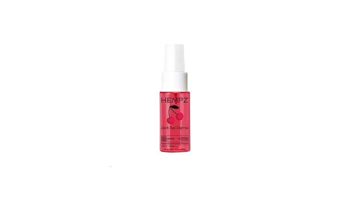 Hempz Cherry Hydrating Mist Spray, Dark Red Cherries Lightweight Fragrance,