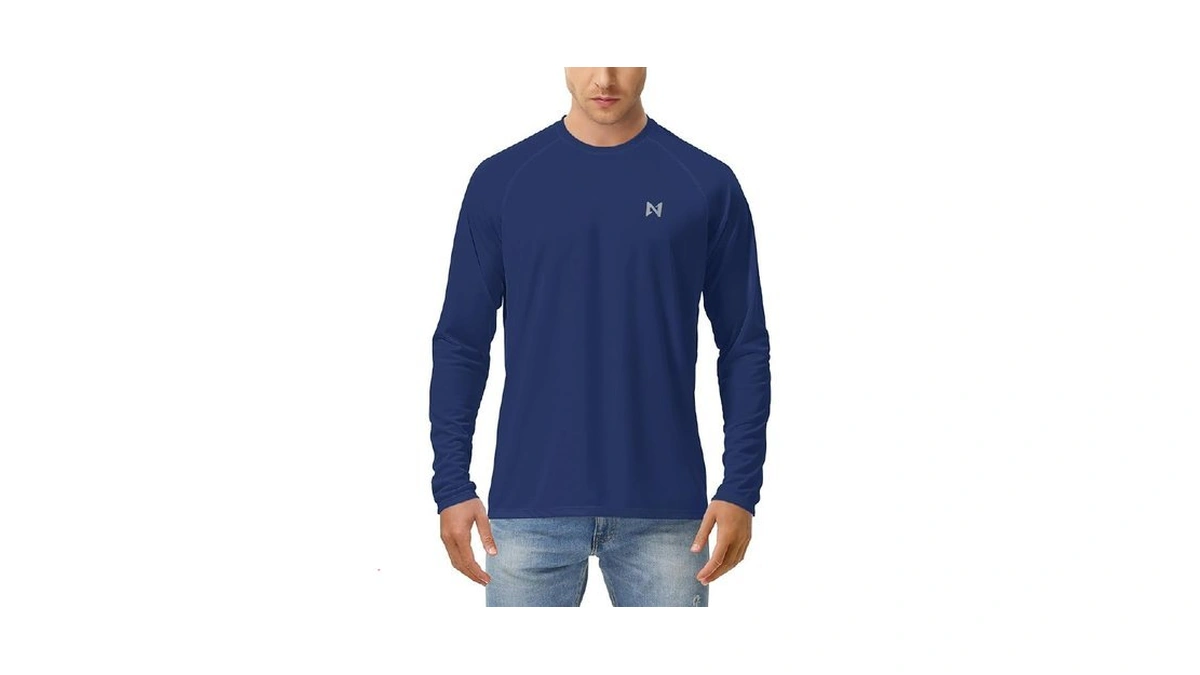 Isnowood Sun Protection Shirts For Men, Upf 50+ Long Sleeve,