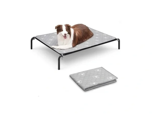 Pjyucien Elevated Dog Bed With Pad For Large Dogs, 48''