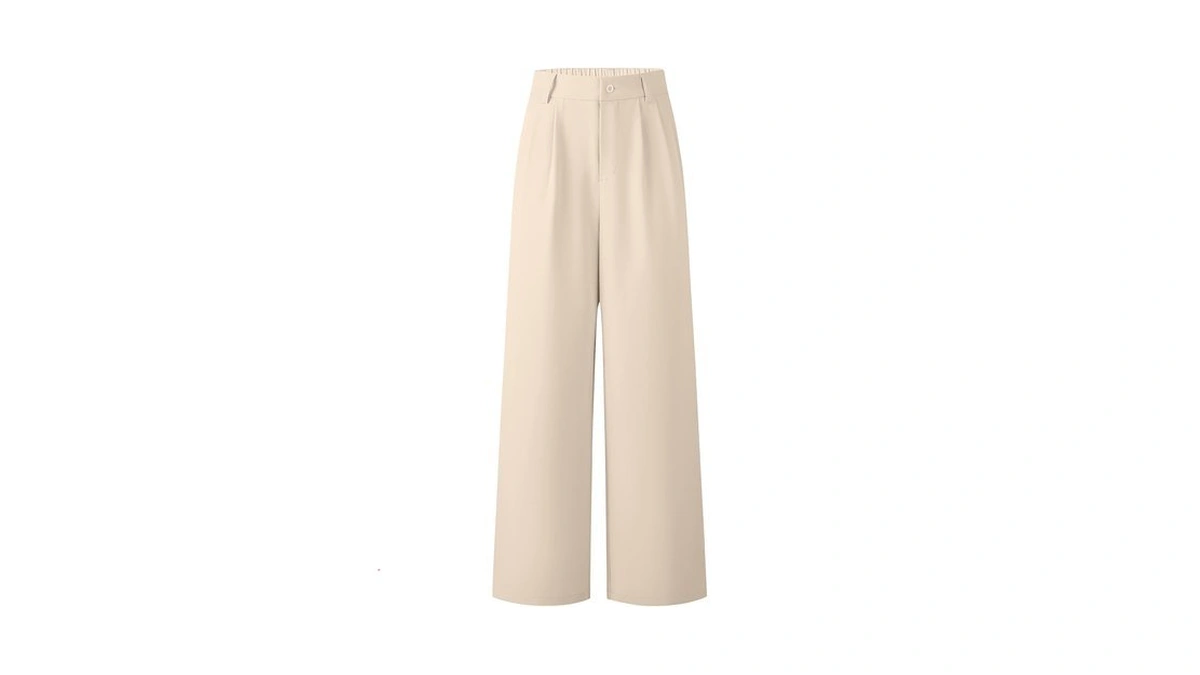 Changeown Womens Wide Leg Dress Pants High Waisted Stretchy Office