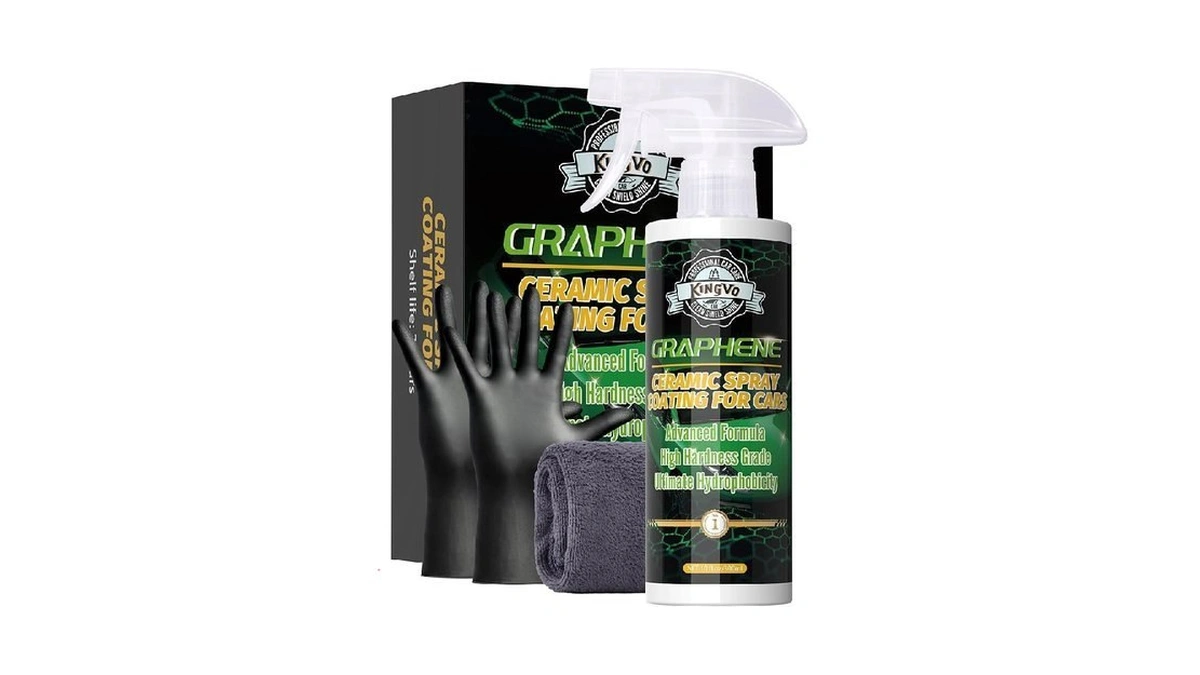 Kingvo Ceramic Coating For Cars, Car Wax Spray Graphene Ceramic