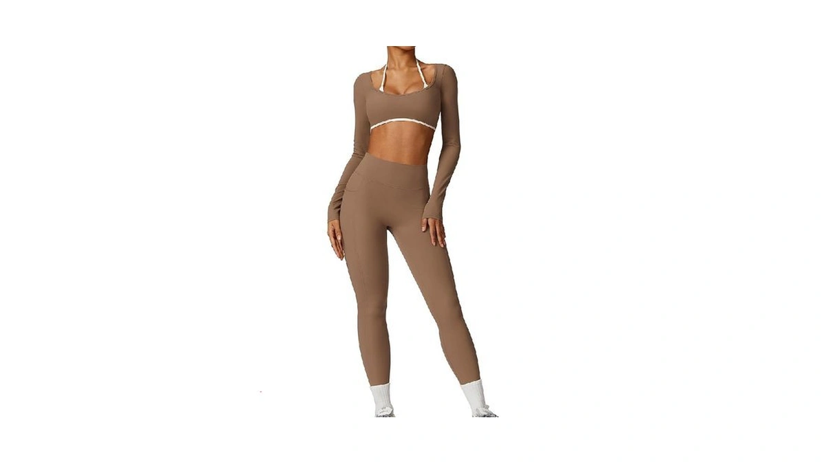 Agymnx Workout Sets For Women 2 Piece Outfits Seamless High