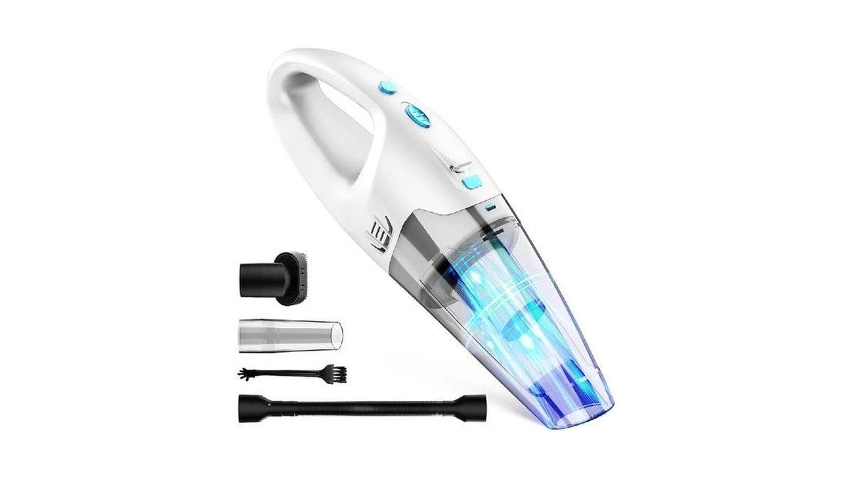 Fuoayoc Handheld Vacuum Cordless,car Cordless Rechargeable, 6kpa Powerful Suction Hand