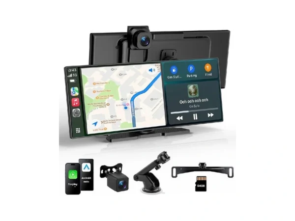 Gikktdr 11.5" Portable Carplay Screen For Car,wireless Car Play Screen
