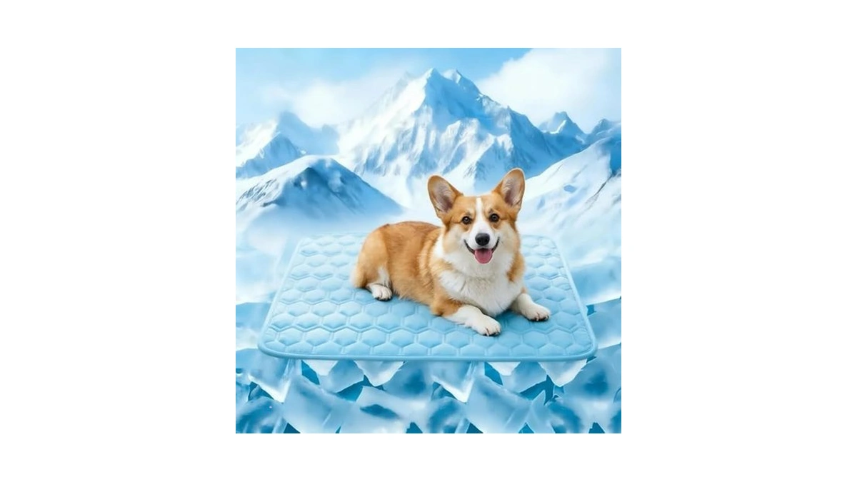 Cooling Mat For Dogs, Q-max>0.5 Washable Dog Cooling Mat, Portable
