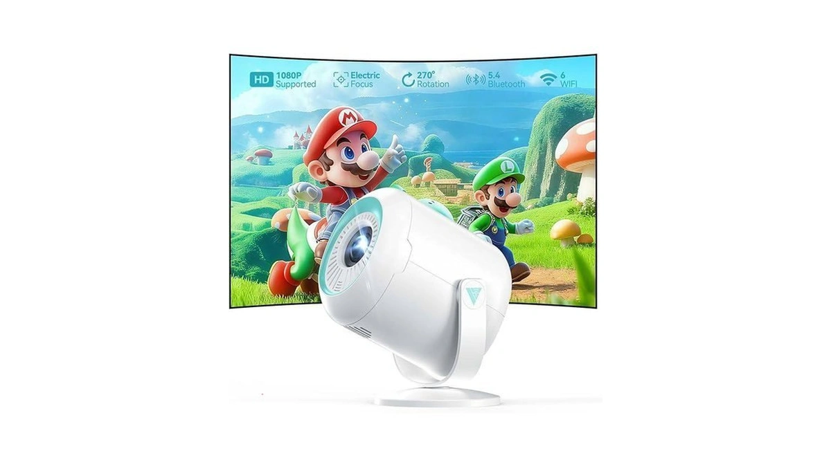 Mini Projector Nasin Vf211wf Native 1080p Support 4k Portable Movie
