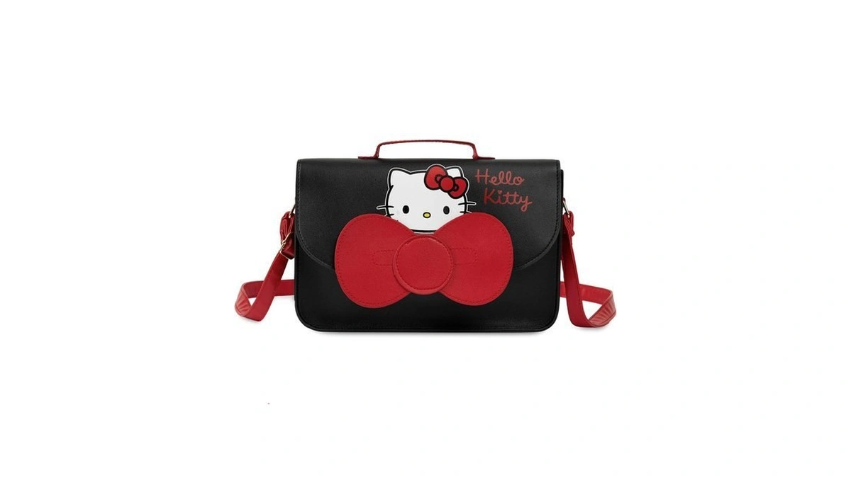 Hello Kitty Girls Teenagers Handbag, Crossbody Shoulder Bag With Adjustable