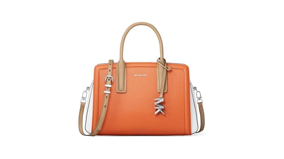 Michael Kors Women's Laila Small Satchel, Gold-tone Hardware/leather, Mimosa Multi
