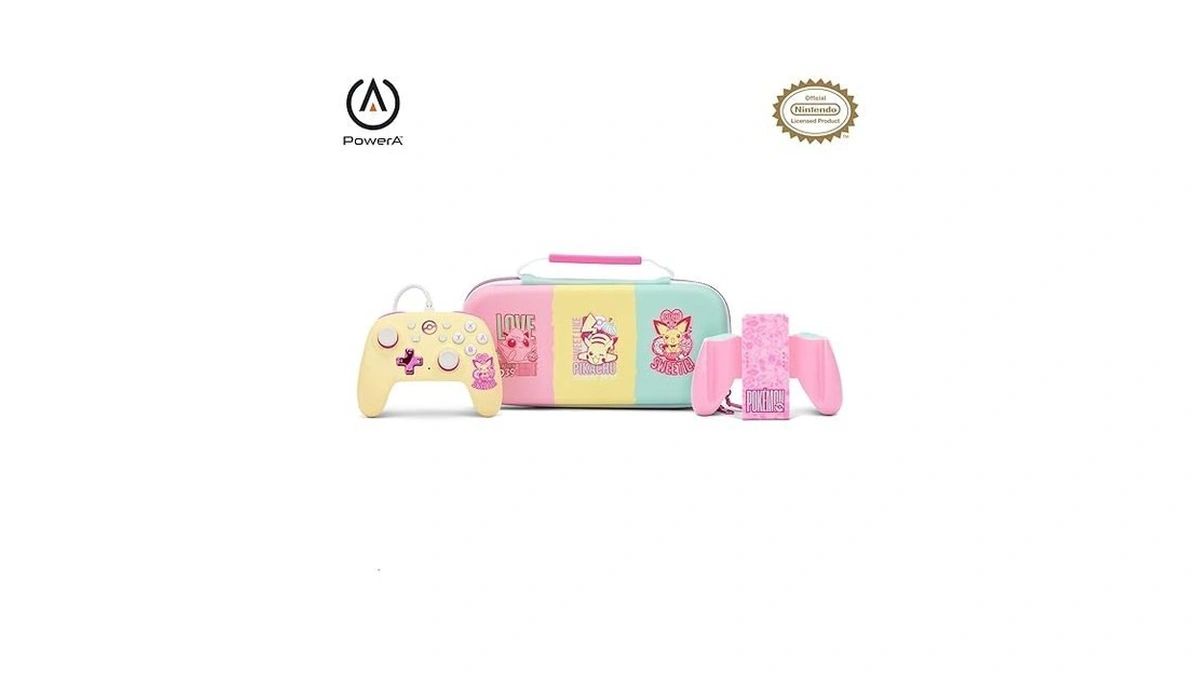 Powera Nano Wired Controller With Comfort Grip - Pokemon: Sweet