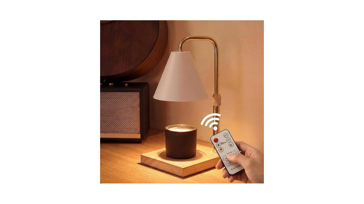 Bjffn Candle Warmer Lamp With Timer And Wireless Remote Control