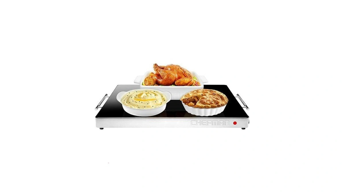 Chefman Electric Warming Tray With Adjustable Temperature Control, Perfect For