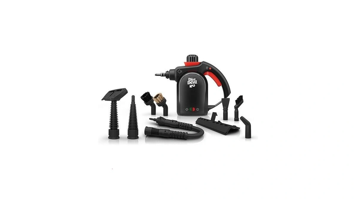 Dirt Devil 7-in-1 Handheld Steamer, Pressurized Steam Cleaner For Home